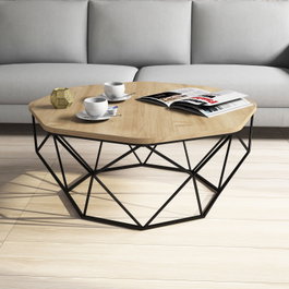 Hanah Home Diamond - Oak Mesa de Centro Roble